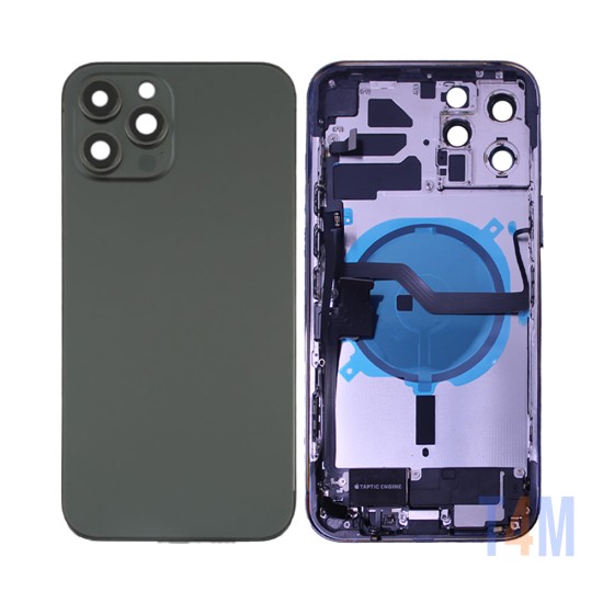 Back Cover with Frame+Flex+Vibrator Apple iPhone 12 Pro Max Black/Graphite